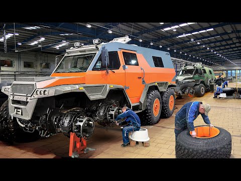 Inside Russian Giant Factory Building Massive 8x8 Off Road Truck