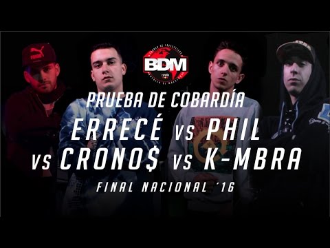 ERRECE vs CRONO$ vs PHIL vs K-MBRA BDM Gold España 2016 PRUEBA DE COBARDÍA
