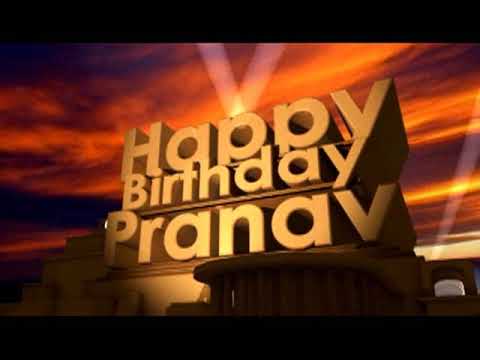 Happy Birthday Pranav
