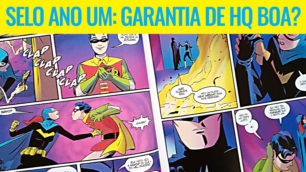 Batman Ano Um - Se tem Ano Um no título, a HQ é boa? Robin Batgirl Asa Notuna e Gotham City Ano Um