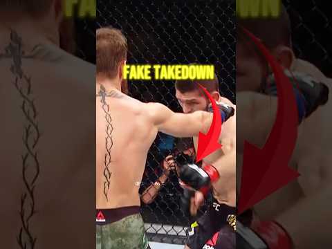 Khabib’s feint worked! #ufc #mma