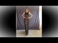 Lace Evening Gown 9611 Black Nude