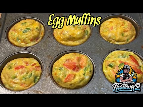 Egg Muffins - This Is One Of My Favorite Keto Breakfasts | @CookingWithThatown2