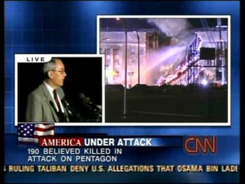 CNN 9/11 LIVE TV Coverage (9/14/01) 6:30 A.M - 6:45 A.M