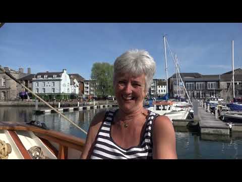 Pilgrim of Brixham  Trawler 1895 . Visits Plymouth Pirate weekend May 20-21st  2023