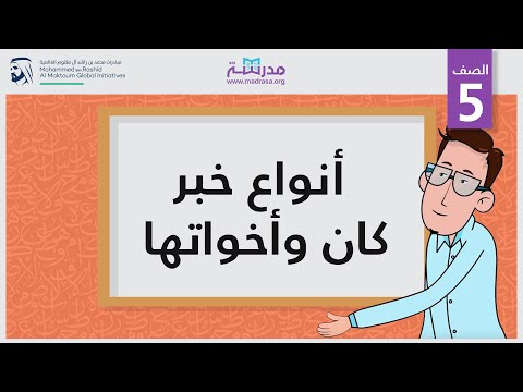 أنواع خبر كان وأخواتها
