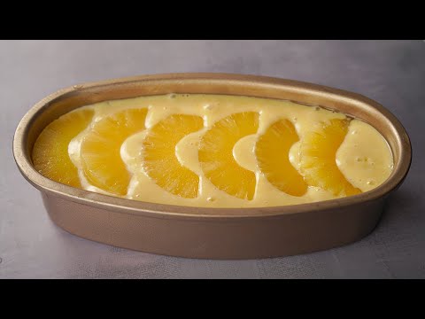 New Way of Making Pineapple Cake | Easy Pineapple Cake Recipe Without Oven | Yummy