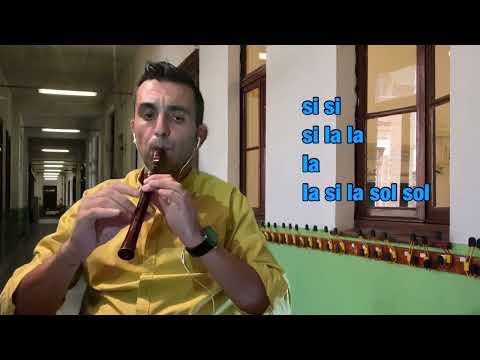 Un dolce Pensiero - melodia facilissima per flauto dolce