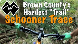 A solid intermediate takes on Brown County's double black..