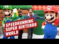 Speedrunning Super Nintendo World Hollywood