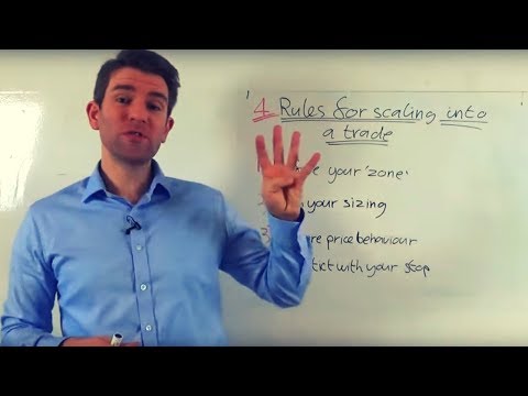 How to Scale Into Trades: 4 Rules for Scaling into a Trade 👍 Video