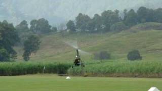 preview picture of video ''Blackbird' gyrocopter - 'Scary' landing approach'