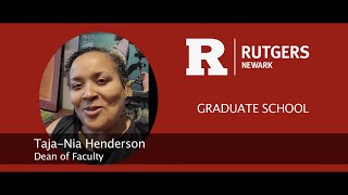 GSN Dean Taja-Nia Henderson at Rutgers-Newark's 2025 Commencement