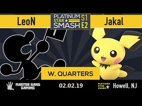 Platinum Star Smash S1:E2 - LeoN (Bowser, GnW) vs Jakal (Pichu) - W Quarterfinals