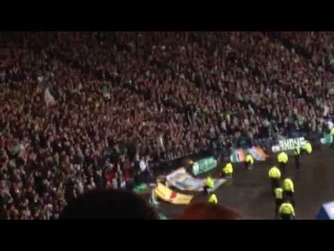 Celtic Fans Ninetoes vs Aberdeen