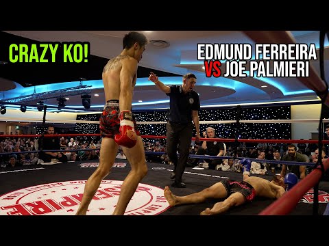 Crazy Knockout - Edmund Ferreira vs Joe Palmieri | Siam Boxing