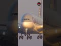 Qatar Airways Landing Closeup FLY SKY