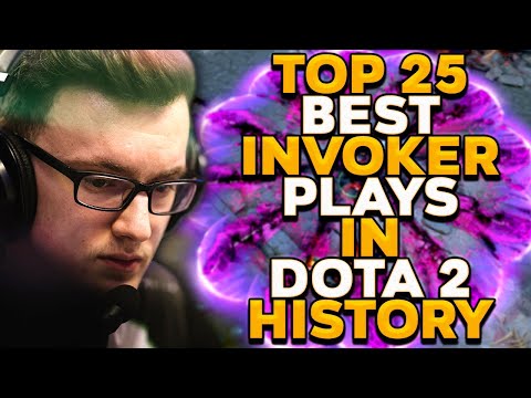TOP 25 BEST INVOKER MOMENTS in DOTA 2 HISTORY