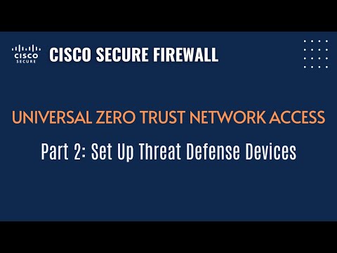 Часть 2: Настройка устройств защиты от угроз для универсального доступа к сети с нулевым доверием