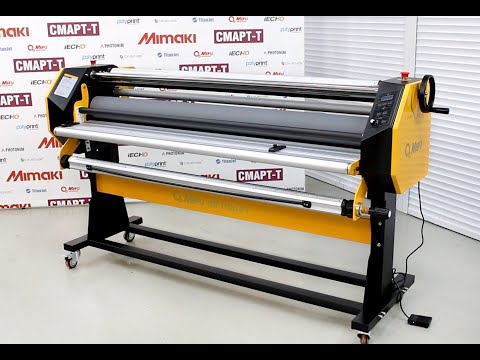 Работа широкоформатного ламинатора MEFU MF1700-F1
