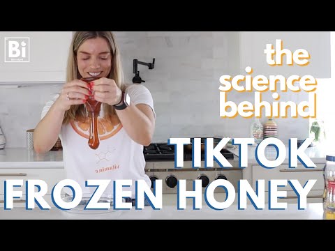 THE SCIENCE BEHIND TIK TOK FROZEN HONEY: solutions & freezing point depression [science of food]