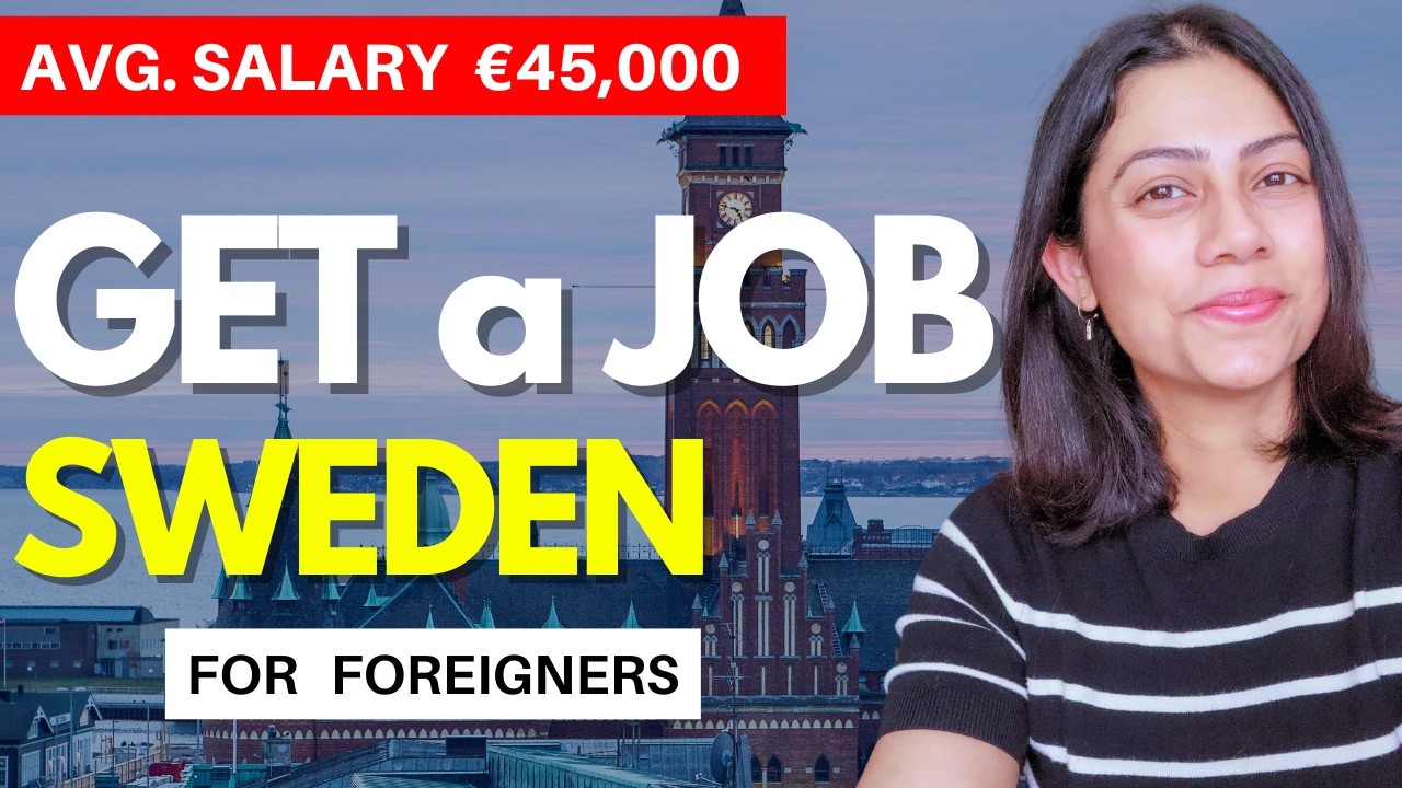 SWEDEN's HIGHEST PAYING JOBS | Sweden hiring foreigners with visa
