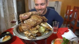 Fred Flintstone Sized Steaks in Patagonia