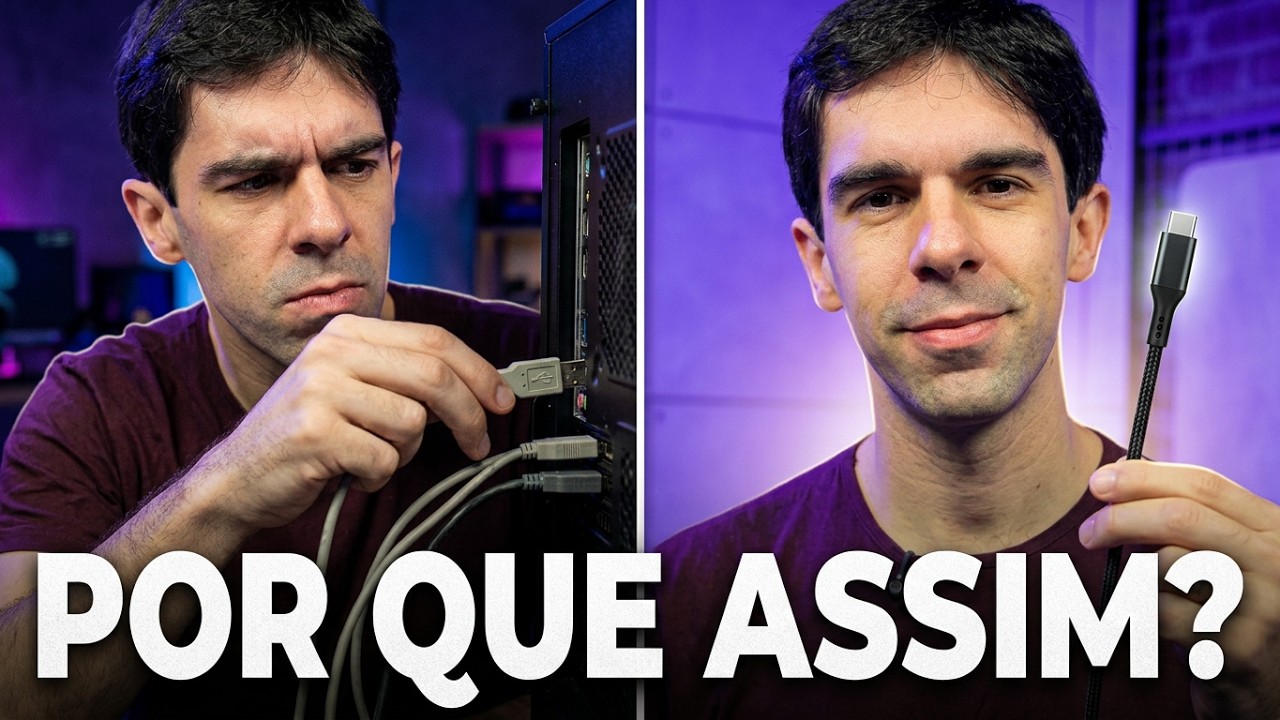 A HISTÓRIA DO USB: do "por que ele só encaixa de um lado?" até a DERROTA DA APPLE
