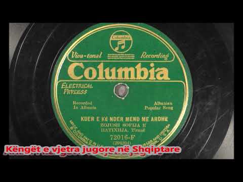 Sofija e Hatixhja - Kuer e ké nder mend me ardhë - 1929
