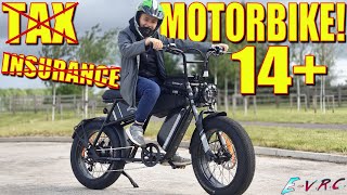 This Motorbike Style Ebike is Legal and GREAT! A-Spadz Cavet Air Review