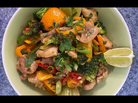 Chef Kevin Belton's Citrus Chicken Power Bowl