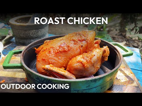 How to make perfect Roast Chicken at home without an oven | Outdoor Method | Never seen before