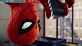 PS4テスト配信 - スパイダーマンをのんびりプレイ