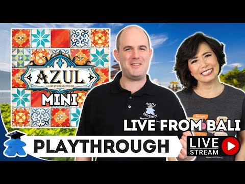 Azul (Mini)  - Live Playthrough Board Game and Giveaway