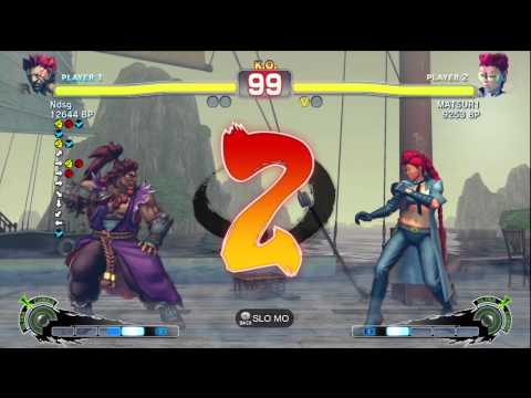 Fujino [Akuma] vs MATSUR1 [Viper] SSF4 Japanese Online Ranked Matches - TRUE-HD