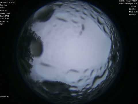 2025-10-04 All sky camera capture from Poiana Rusca Mountains, Romania