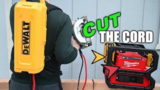 Powering Corded Tools w/ Cordless Batteries is Stupid (but fun)
