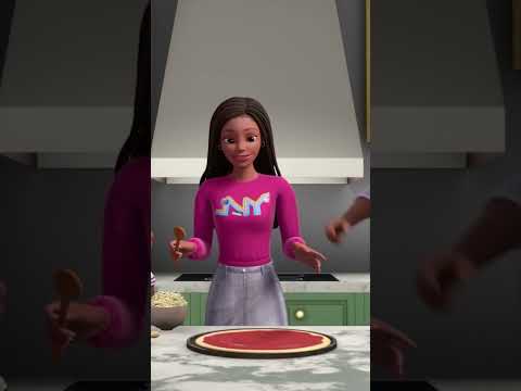 Barbie Makes NY Style Pizza 🍕 | Barbie Shorts