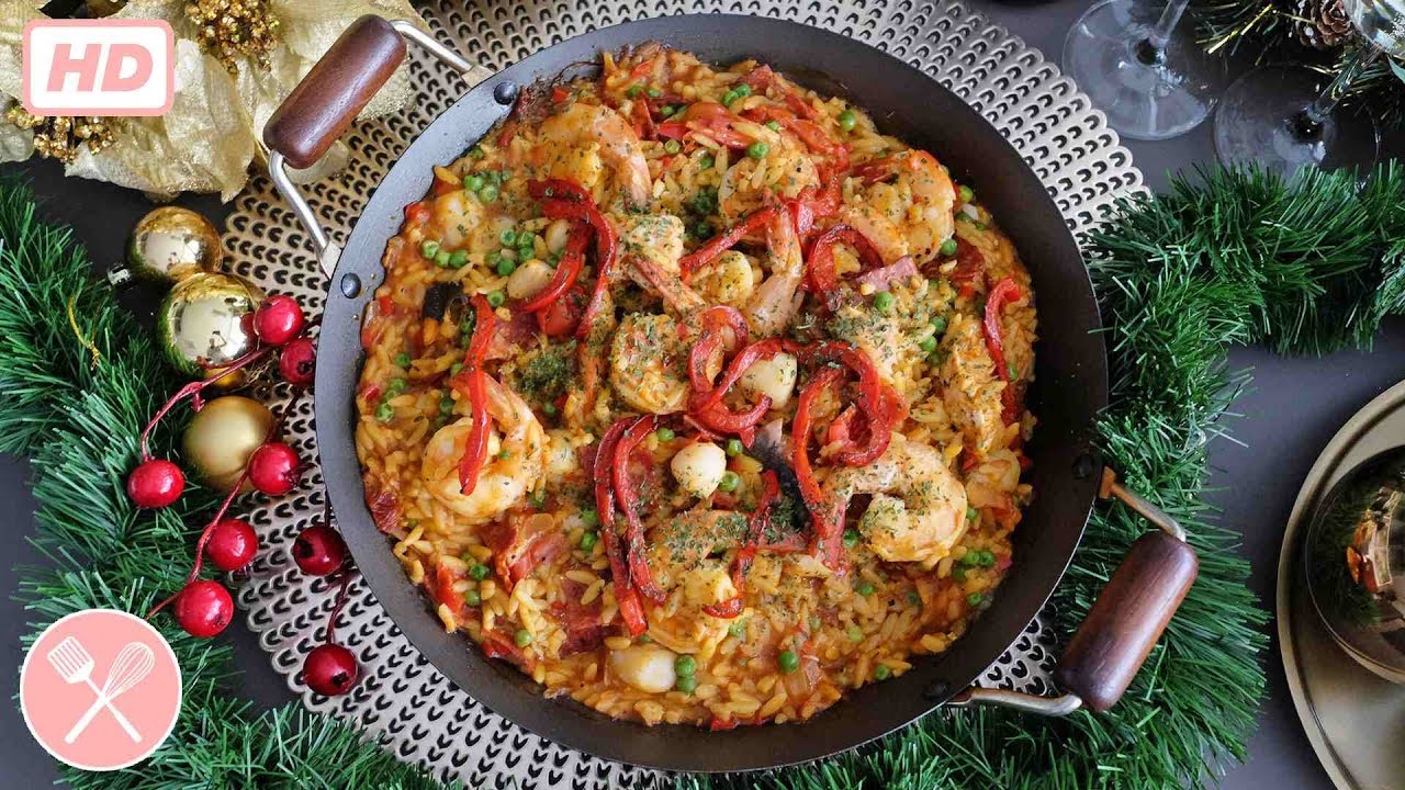 Recetas de Bandeja de paella y orzo