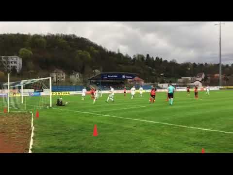 22. kolo FK Ústí nad Labem - FC MAS Táborsko: Gól Pavla Pilíka