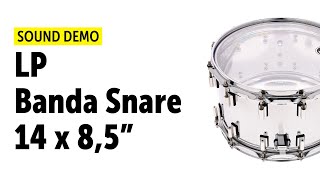 Video thumbnail for LP | Banda 14x8,5 Snare | Sound Demo by Drums Bonedo