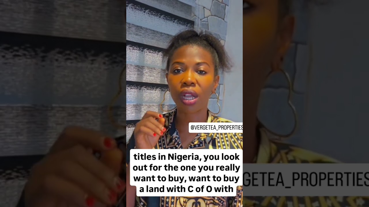 9 REAL ESTATE TERMS EVERY NIGERIAN NEED TO KNOW. #shorts #realestateinvesting #realestate