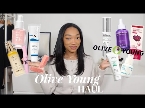Olive Young HAUL ???? | beauty shopping in KOREA! $300 in SKINCARE, MAKEUP & MORE!