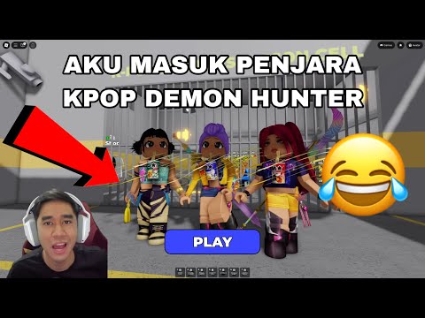 KPOP DEMON HUNTER PRISON OBBY 😂