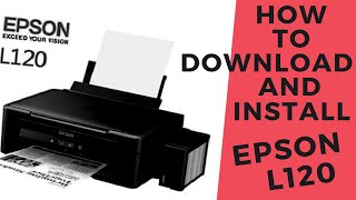 download and install EPSON L120