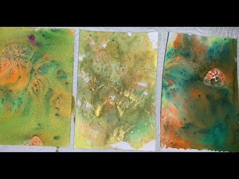 1 of 7 Tutorials on Creating backgrounds using Lavinia Dinkles & Bumble Bee mist spray