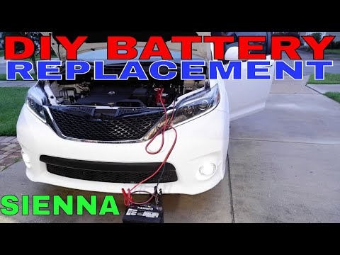 How to Change Battery Toyota Sienna 2011-2020 | DIY Battery Replacement | Deka East Penn Duracell