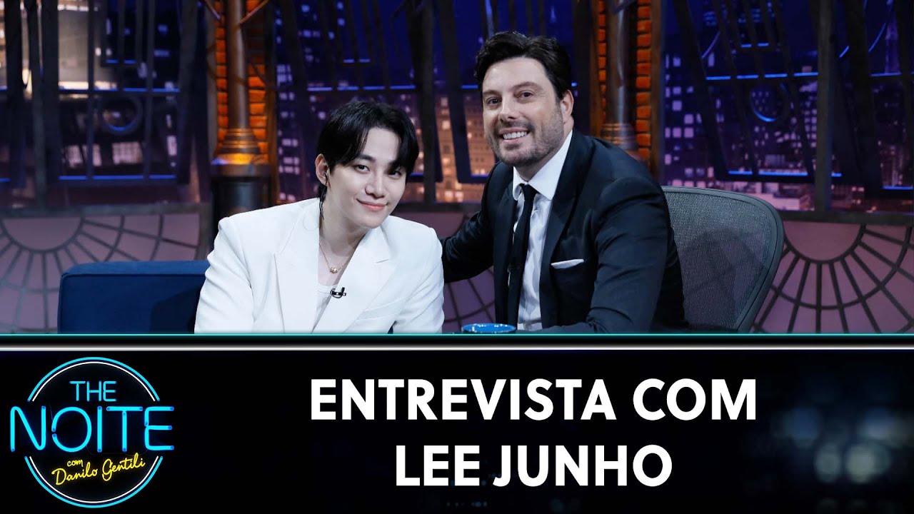 Entrevista com Lee Junho, estrela do K-Drama "Sorriso Real" | The Noite (10/03/25)