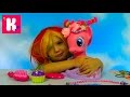 Май Лит Пони Пинки Пай модель причесок игрушка для девочек Рейн Боу Дэш MLP toy ...