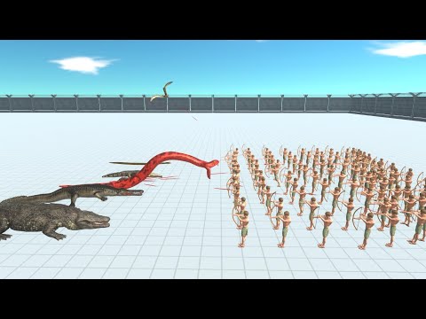 100 archer  VS  Every Faction Animal Revolt Battle Simulator